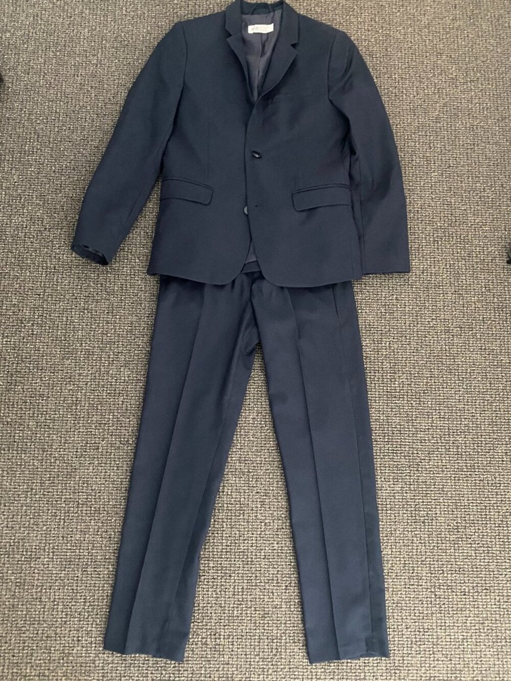 Perfect Condition H&M Matching Suit Pants and Blazer Black / Boys 10-11Y